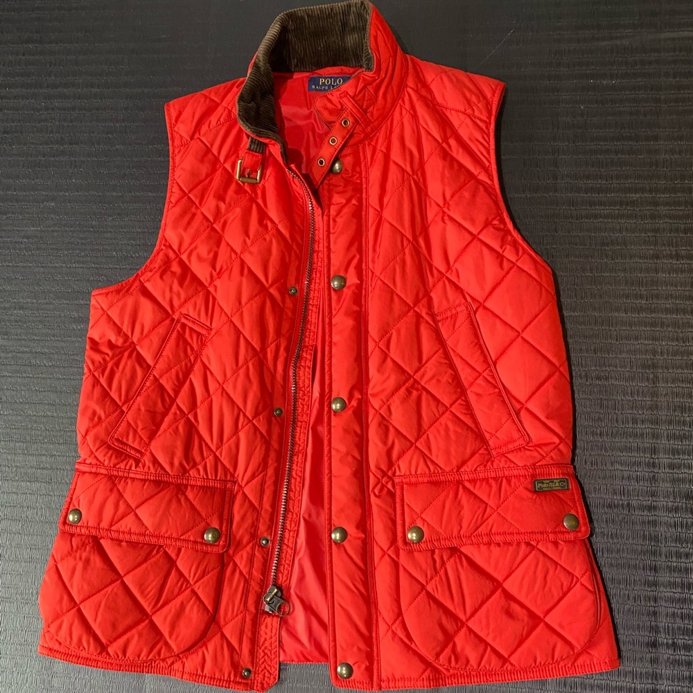 Polo Ralph Lauren Quilted Equestrian Vest EUC